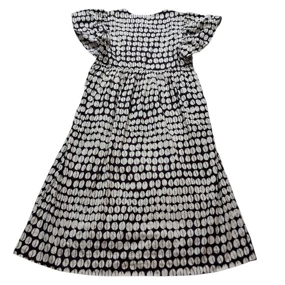 Anthropologie Maeve Dress Womens Small Midi Flutter Sleeve Babydoll Pockets - Picture 2 of 10